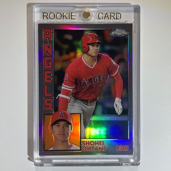 🔥💥📈2019 SHOHEI OHTANI BASEBALL CARD • TOPPS CHROME REFRACTOR SP - Picture 4 of 7